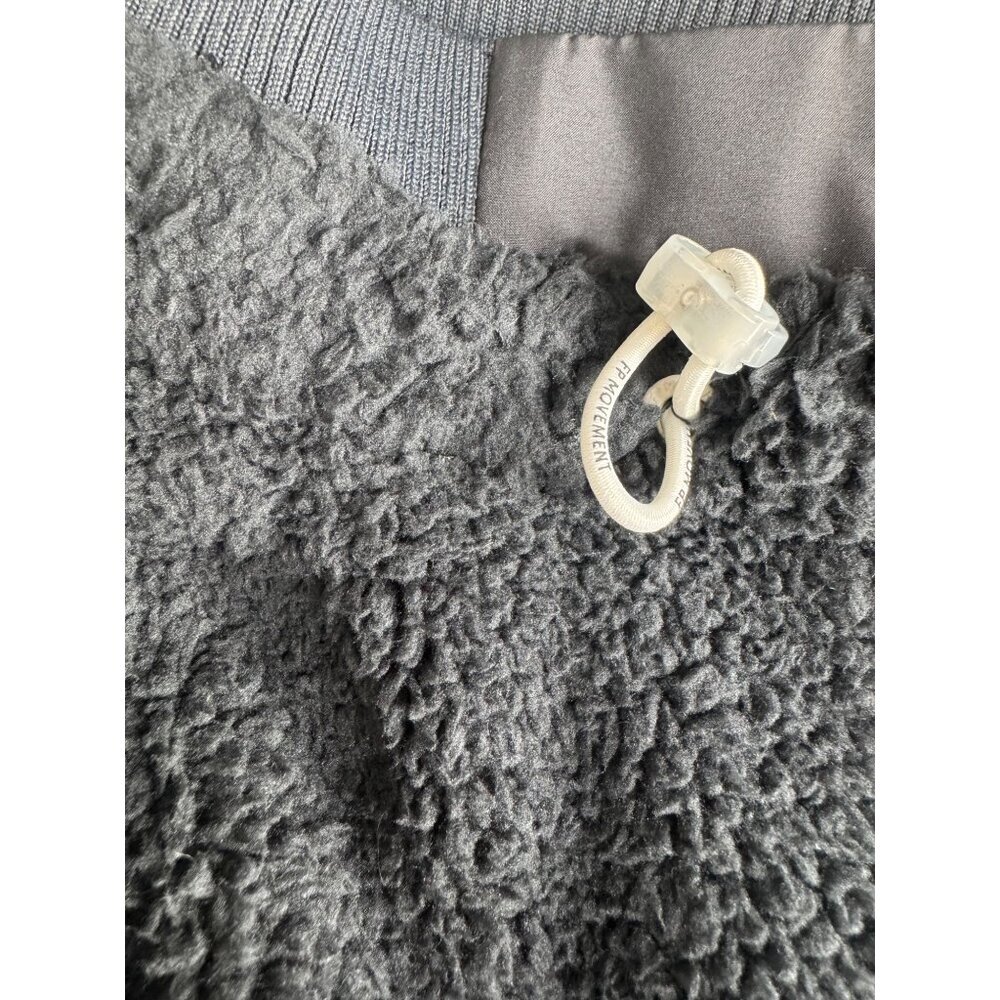 Free People FP Movement Sundown Fleece Jogger Black Sherpa Cozy Pants Size M NWT - Picture 7 of 7